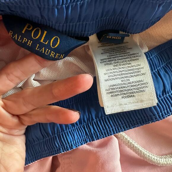 Ralph Lauren Pink Swim Trunks- L - Picture 5 of 12